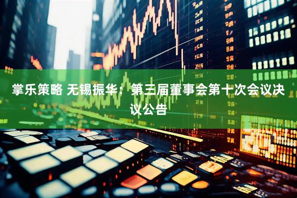 掌乐策略 无锡振华：第三届董事会第十次会议决议公告