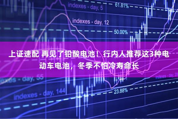 上证速配 再见了铅酸电池！行内人推荐这3种电动车电池，冬季不怕冷寿命长
